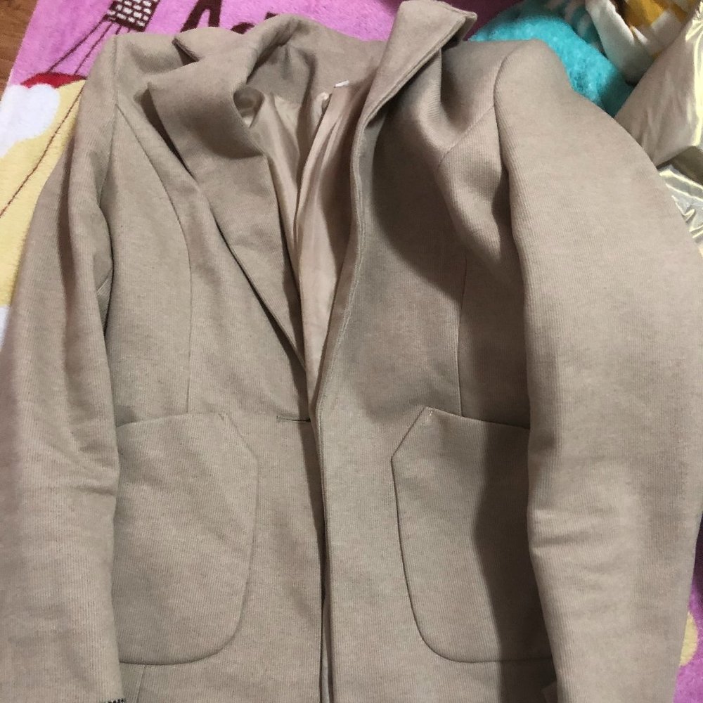 Brown suit